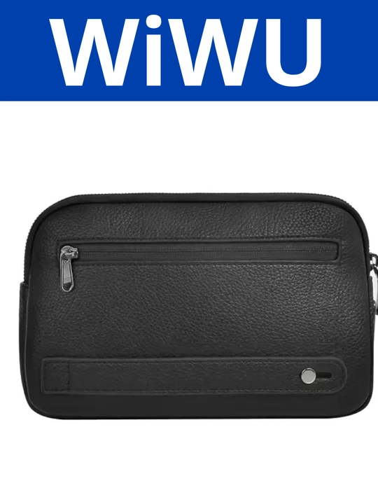 WIWU Alpha Fingerprint Lock Clutch Bag-Премиум клатч с замком по отпечатку пальца