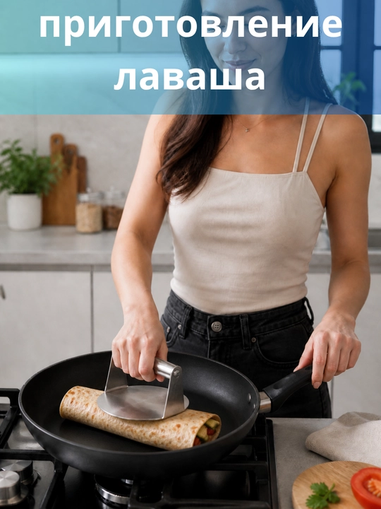 Пресс-форма для пельменей, мантов, самсы, котлет, кухонный инструмент, диаметр 14 см