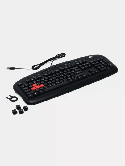 Игровая клавиатура A4TECH KB-28G USB проводная gaming keyboard черная - 