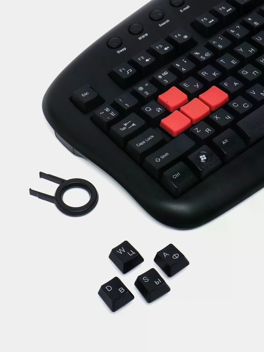 Игровая клавиатура A4TECH KB-28G USB проводная gaming keyboard черная