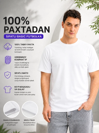 Futbolkalar erkaklar uchun, erkaklar fudbolkasi, bir xil rangdagi futbolkalar, 100% paxta - 