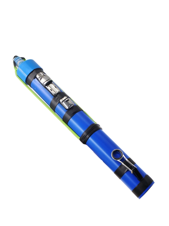 Portativ mini baliq ovlash qarmog‘i, ixcham cho‘ntak fishing rod komplekti