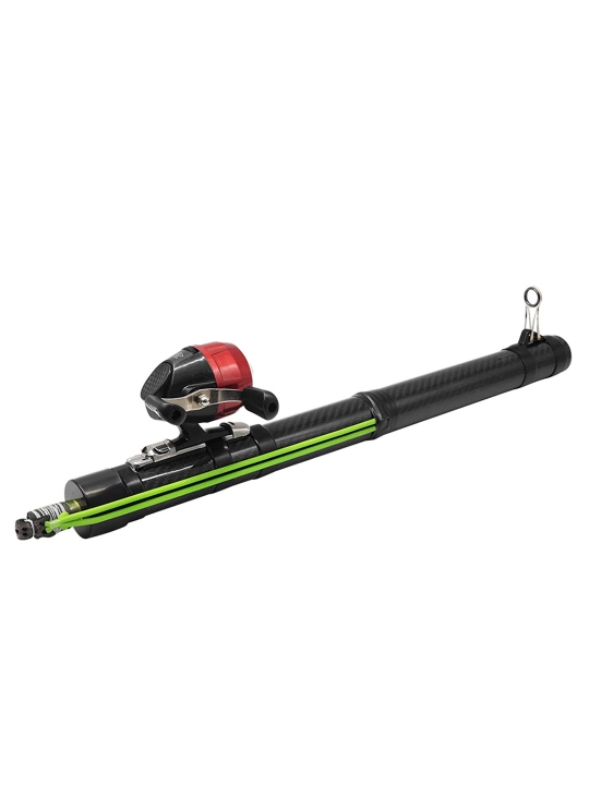 Портативная мини удочка для рыбалки, компактный fishing rod набор для отдыха  - 