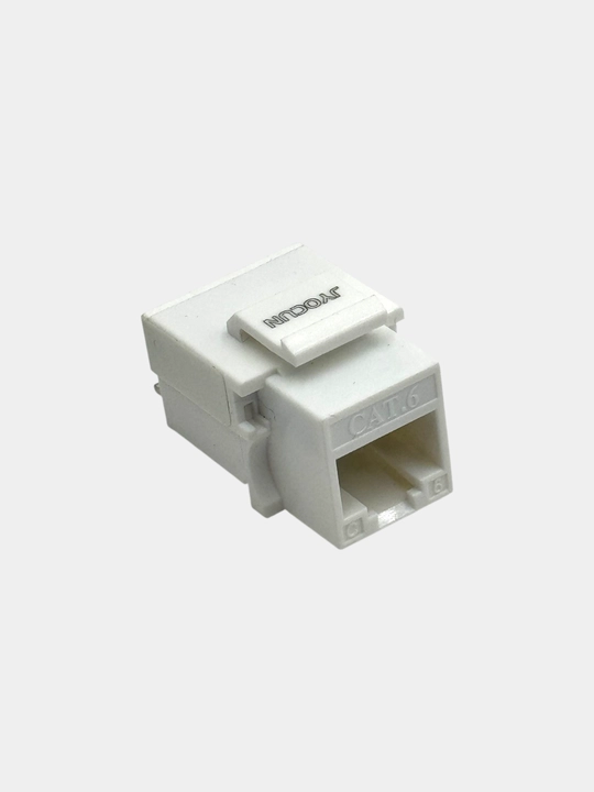 Cat 5e oralgan juftlik ornatilgan RJ45 kompyuter rozetkasi ichki o'rnatish bitta port