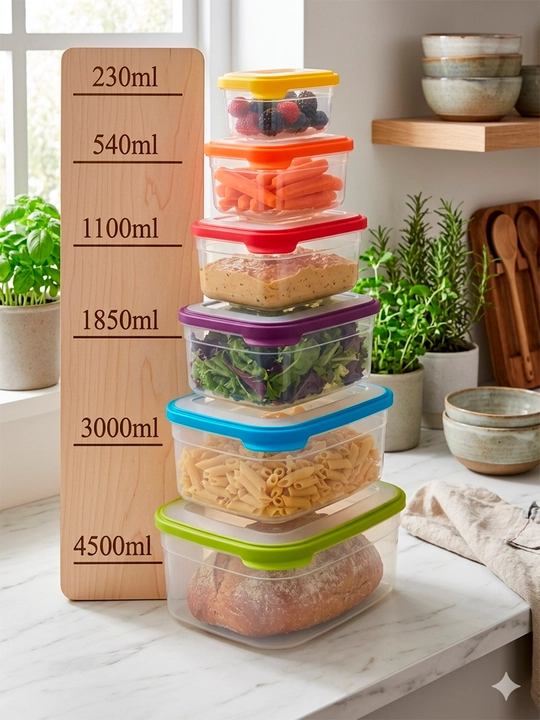 FreshBox Color – набор контейнеров для хранения (6 шт.)