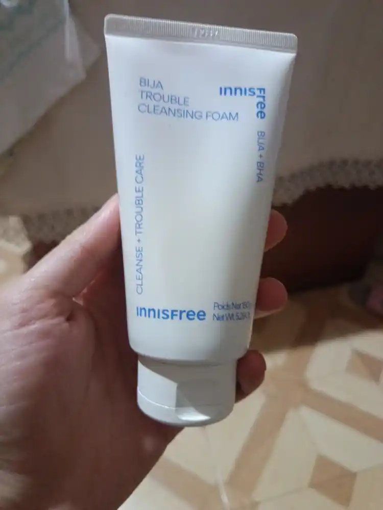 Пенка для умывания, освежающая, с BHA, для проблемной кожи, Innisfree Bija Trouble, 150 мл