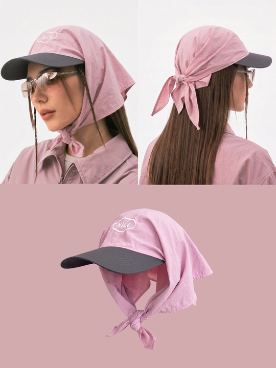 Bandana kepka (bandor, Hikage tie hat) – yengil, zamonaviy street uslub, unisex - 