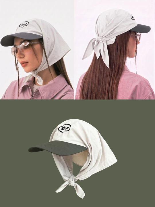 Bandana kepka (bandor, Hikage tie hat) – yengil, zamonaviy street uslub, unisex - 