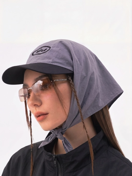 Bandana kepka (bandor, Hikage tie hat) – yengil, zamonaviy street uslub, unisex