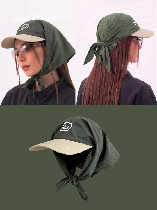 Bandana kepka (bandor, Hikage tie hat) – yengil, zamonaviy street uslub, unisex - 