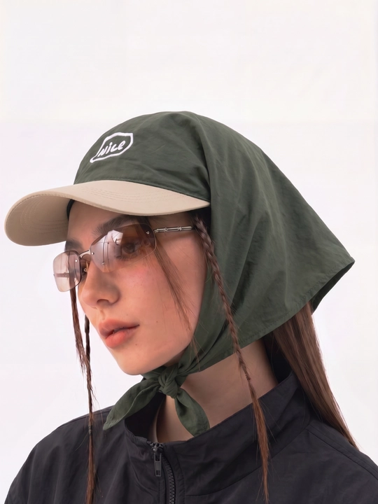 Bandana kepka (bandor, Hikage tie hat) – yengil, zamonaviy street uslub, unisex