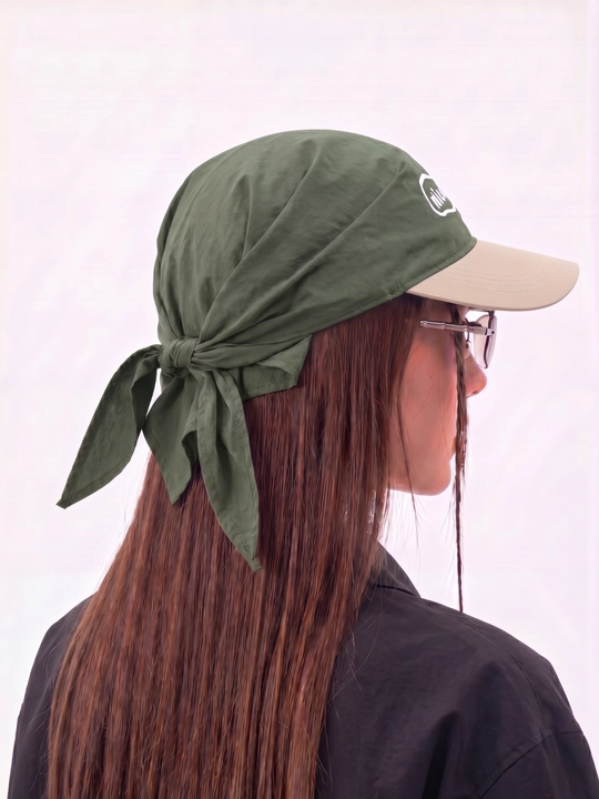 Bandana kepka (bandor, Hikage tie hat) – yengil, zamonaviy street uslub, unisex
