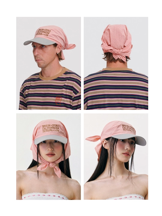 Kashtali bandana kepka (bandor, Hikage tie hat) – zamonaviy street uslub, unisex