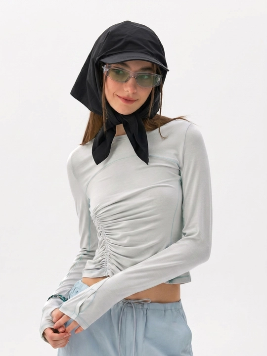 Bandana kepka (bandor, Hikage tie hat) – quyoshdan himoya, tez quriydigan, outdoor, unisex