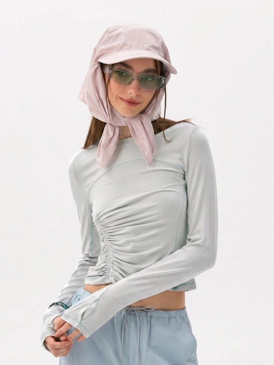 Bandana kepka (bandor, Hikage tie hat) – quyoshdan himoya, tez quriydigan, outdoor, unisex