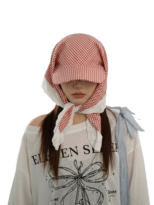 Krujvali bandana kepka (bandor, Hikage tie hat) – yengil, nafis uslub, quyoshdan himoya