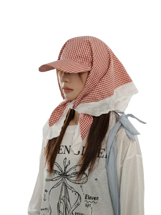 Krujvali bandana kepka (bandor, Hikage tie hat) – yengil, nafis uslub, quyoshdan himoya