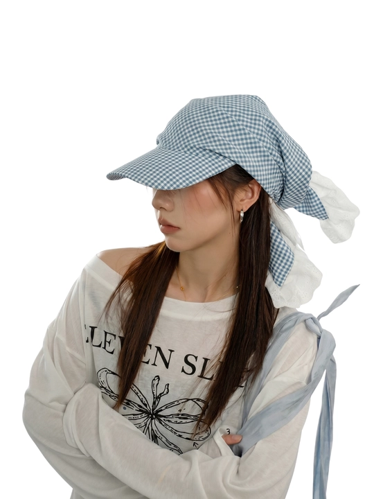 Krujvali bandana kepka (bandor, Hikage tie hat) – yengil, nafis uslub, quyoshdan himoya