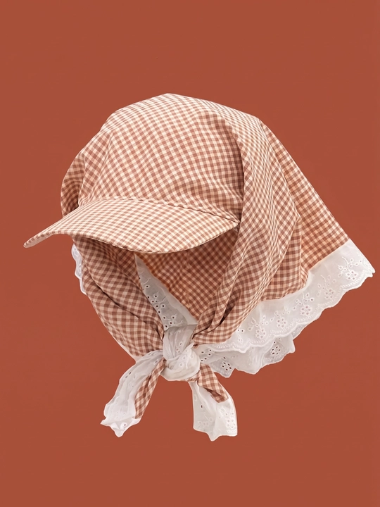 Krujvali bandana kepka (bandor, Hikage tie hat) – yengil, nafis uslub, quyoshdan himoya - 
