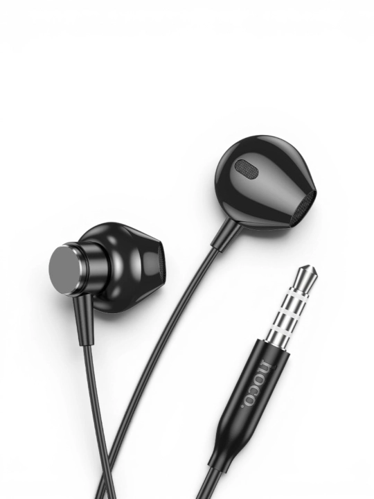 Simli naushnik Hoco M125, 3.5 mm AUX, mikrofon, yarim ichki, 14 mm dinamik, 1.2 m kabel