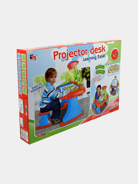 Детский столик-проектор TENOYA Learning Easel (84 предмета)