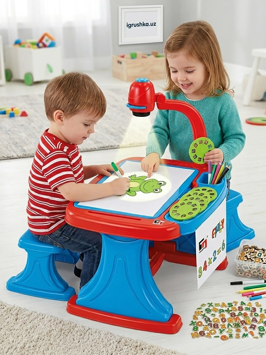 TENOYA Projector Desk o'quv stoli (84 ta detal) - 