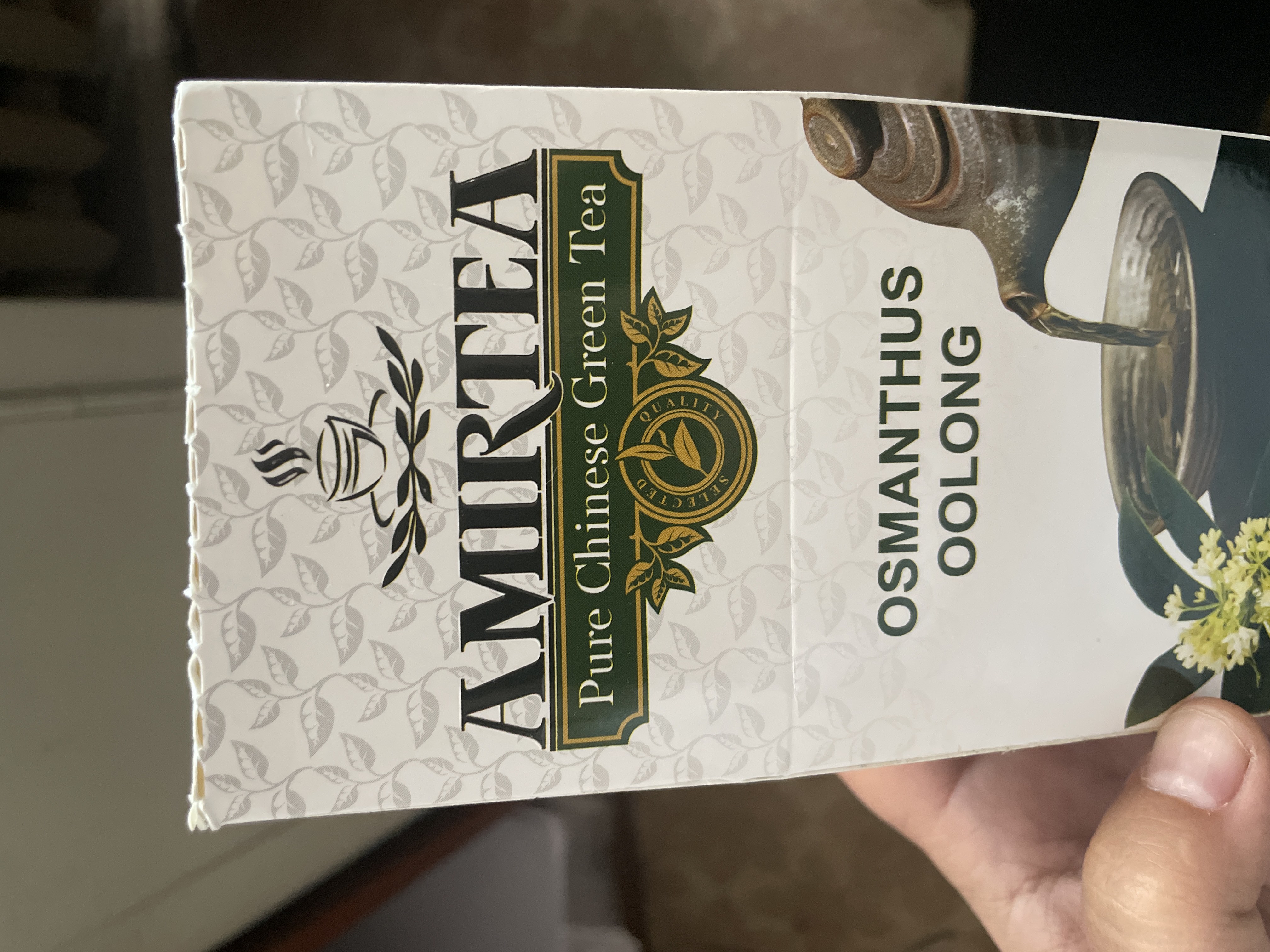 Amir Tea Ko'k choy Xitoy oliy navli OSMANTHUS OOLONG, 100 gr