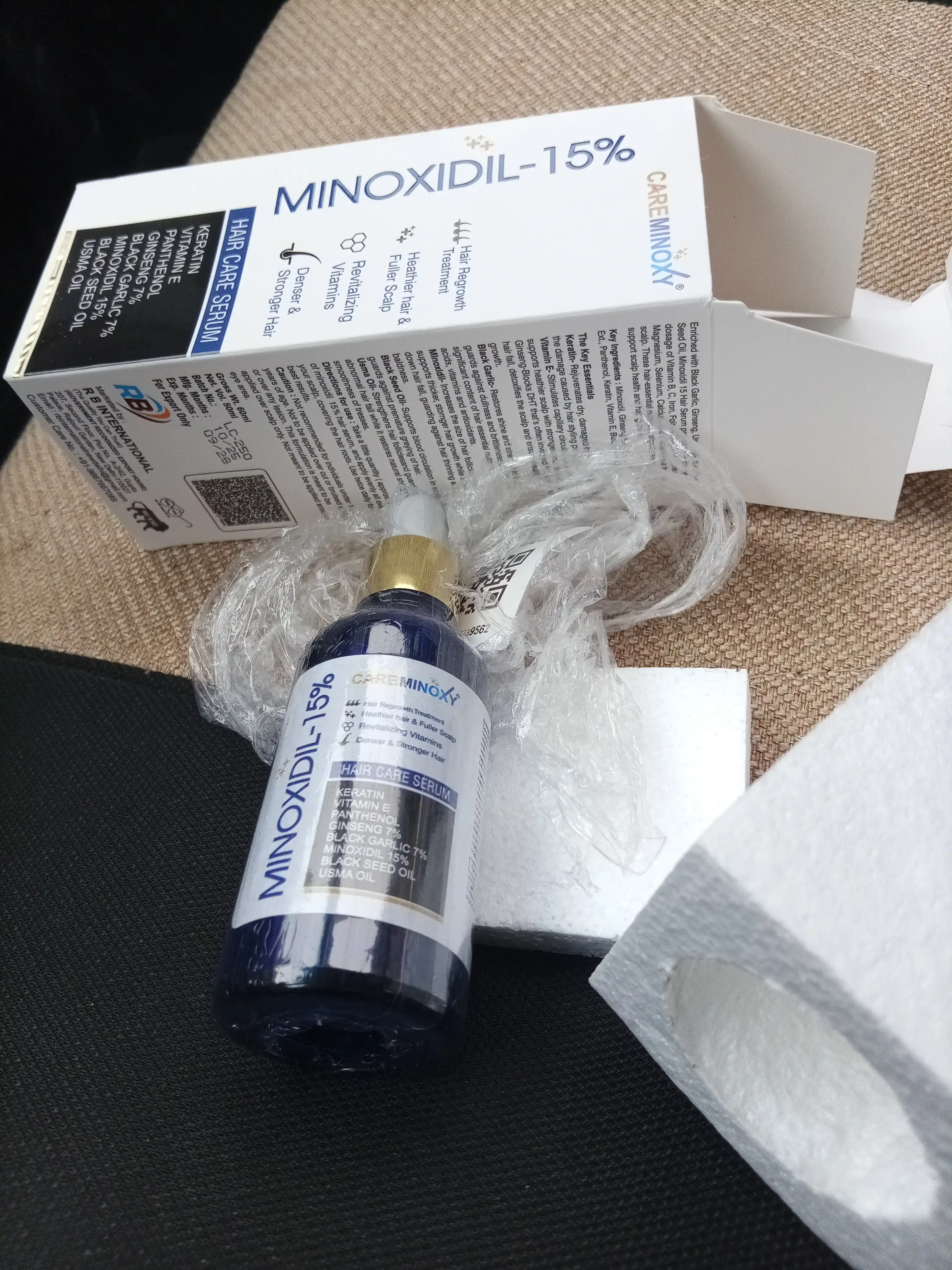 Сыворотка Миноксидил 15% Care Minoxy – для роста волос и бороды (60 мл)
