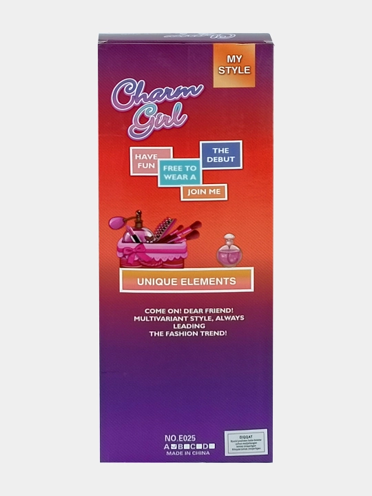 Charm Girl "My Style" qo'g'irchog'i pullikli ko'ylak va aksessuarlar bilan (NO.E025)