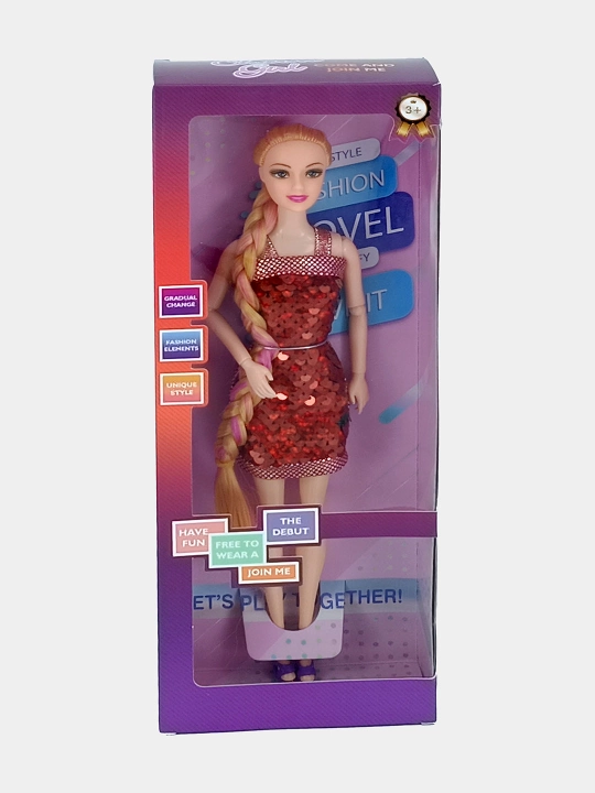 Charm Girl "My Style" qo'g'irchog'i pullikli ko'ylak va aksessuarlar bilan (NO.E025) - 