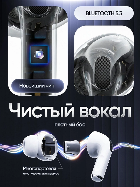 PODS PRO 2 simsiz quloqchinlar Iphone va Android uchun