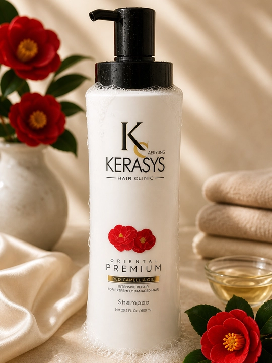 Шампунь, для всех типов волос, Oriental Premium, с кератином, Kerasys, Корея, 600 мл