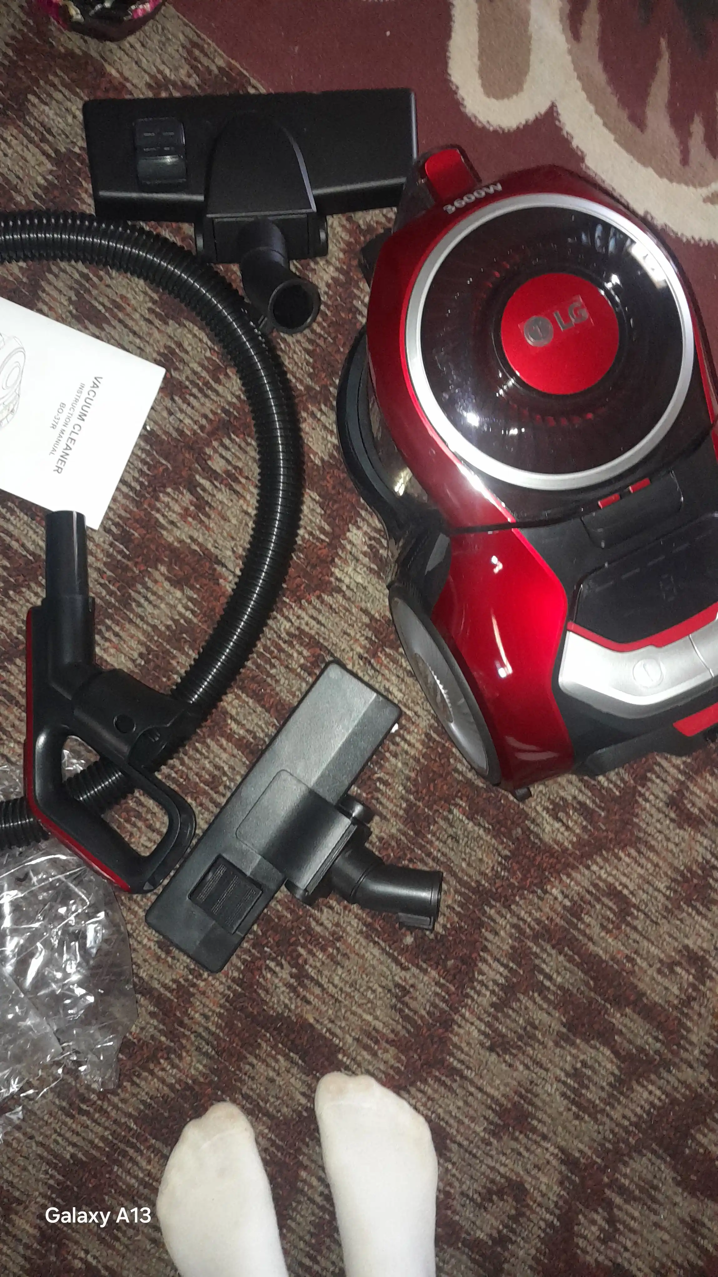 Changyutgich LG PowerPro, 3600W, xaltasiz, 4 litr, HEPA filtr