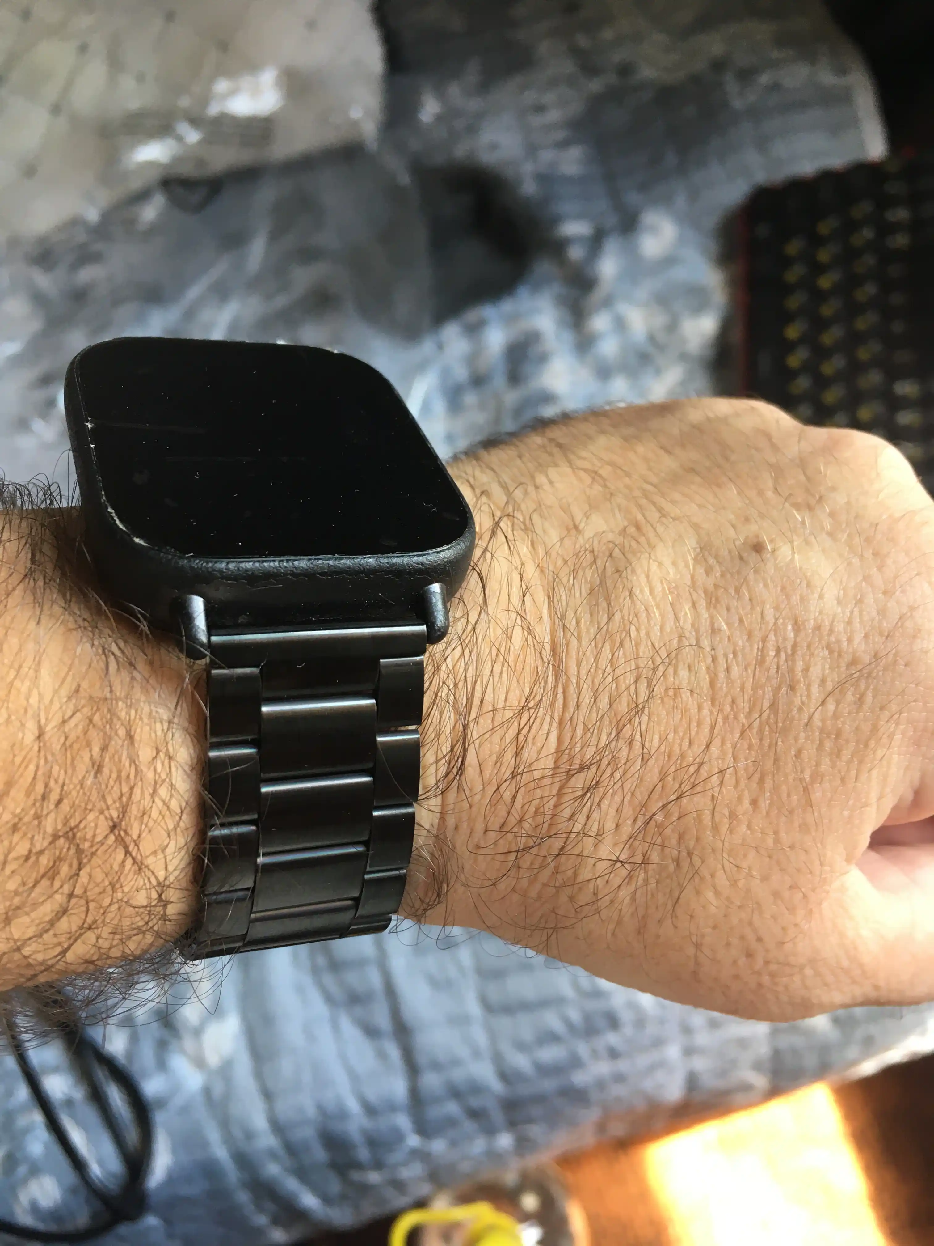 Smart soat uchun metall bilaguzuk, Apple Watch 8SE, 3, 4, 5, 6, 7, Ultra, Huawei