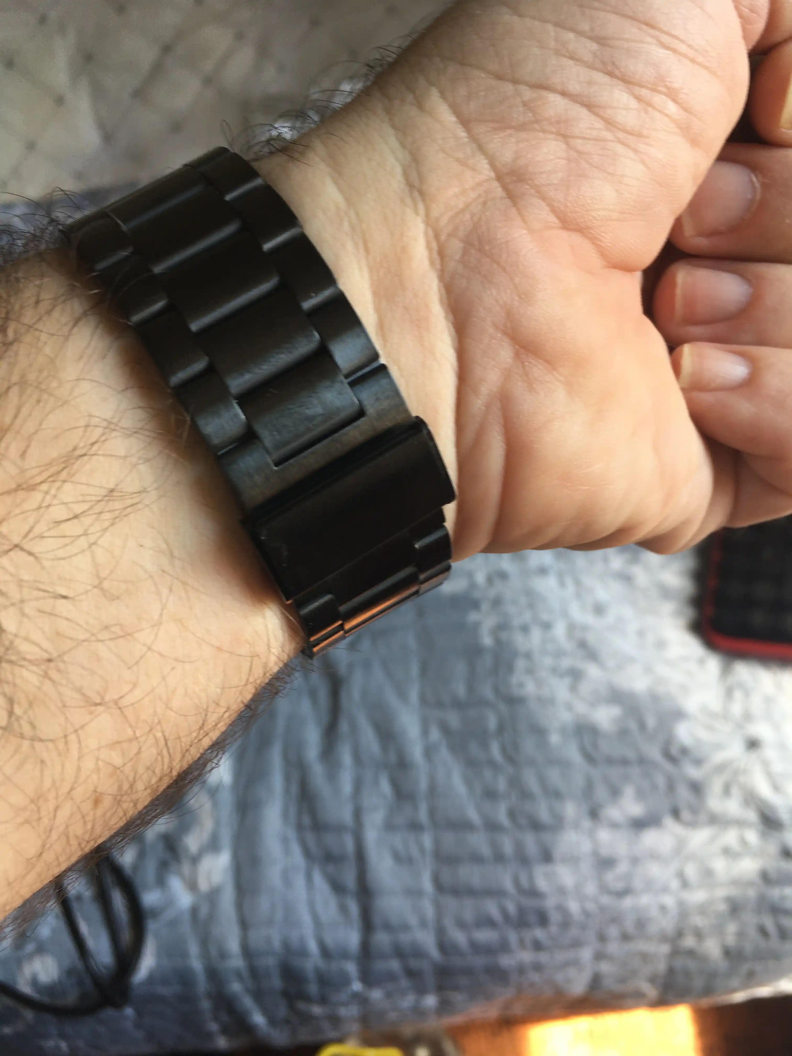 Smart soat uchun metall bilaguzuk, Apple Watch 8SE, 3, 4, 5, 6, 7, Ultra, Huawei