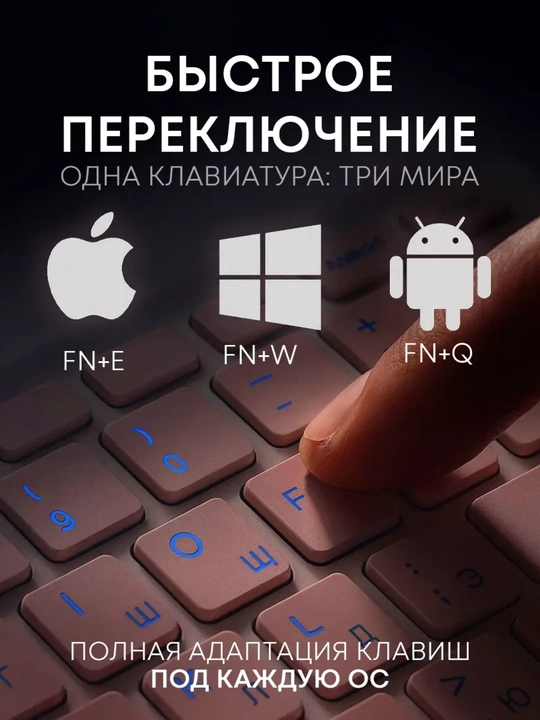 Ultra ingichka simsiz klaviatura va sichqoncha to‘plami Bluetooth sichqoncha/klaviatura