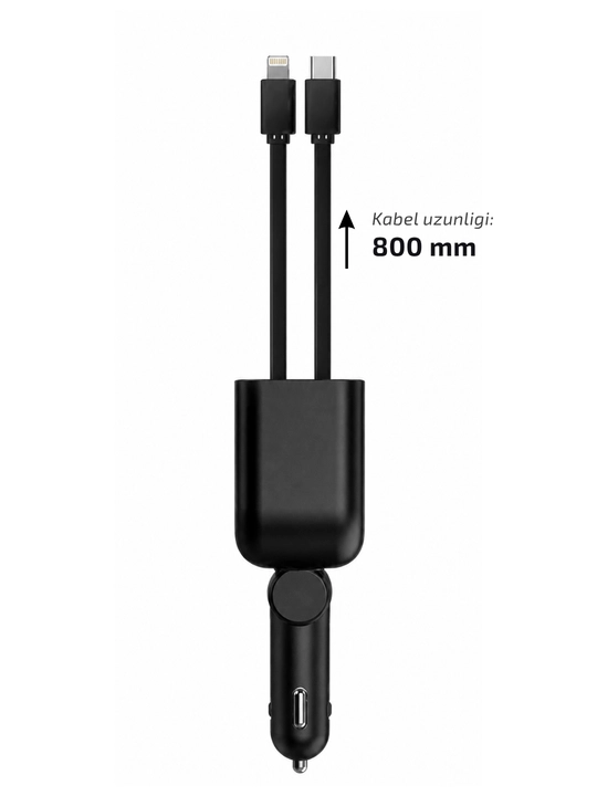 FM трансмиттер ZARYAD Bluetooth, 5 в 1, Type-C, iOS, Android, быстрая зарядка 120W
