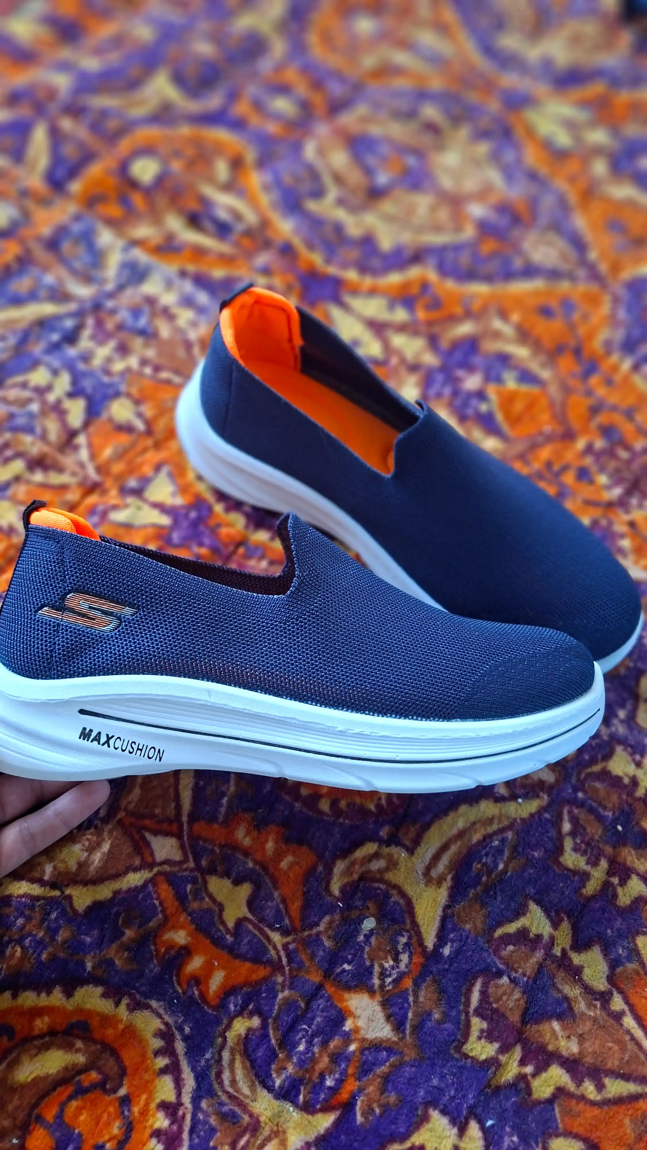 Мужские слипоны  , Max Cushion, дышащие кроссовки для ходьбы на каждый день