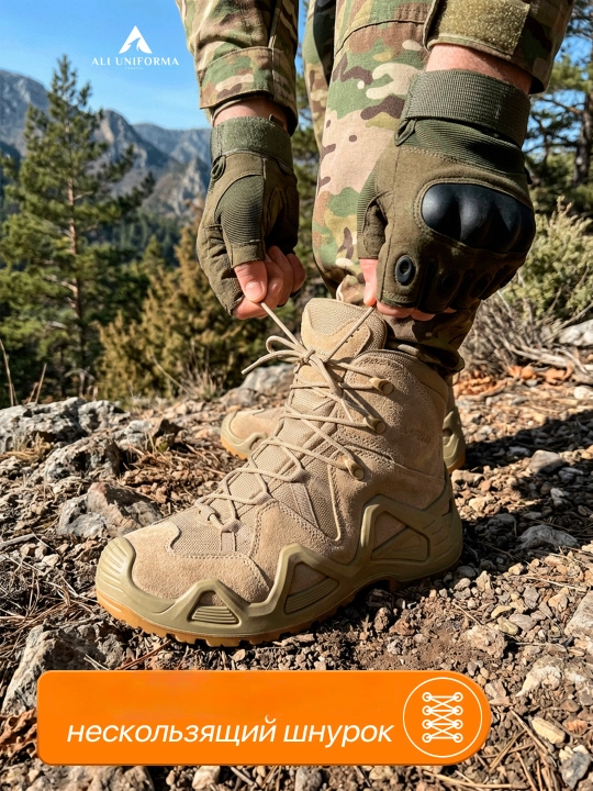 Тактические ботинки Lowa Zephyr GTX Mid мужские, непромокаемые Gore-Tex