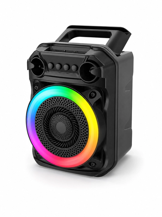 Portativ Bluetooth kolonka 6166 RGB, kuchli ovoz, USB/AUX