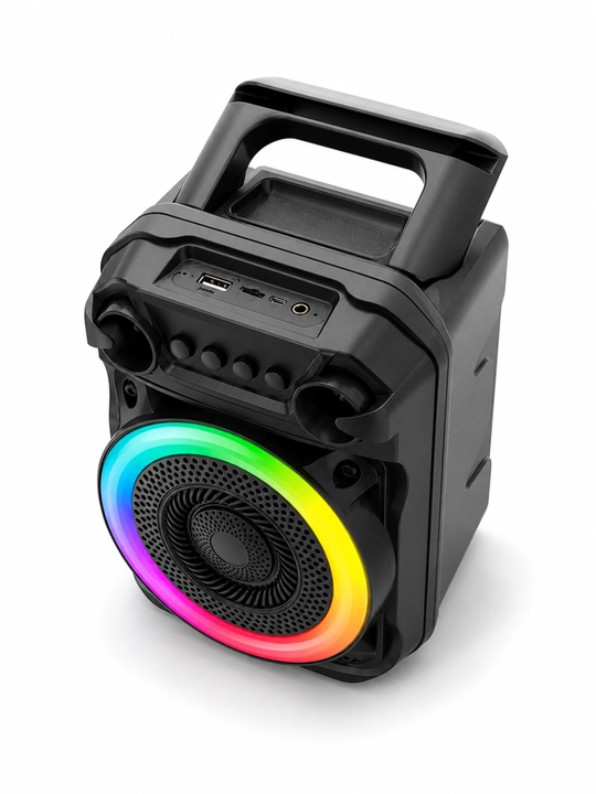 Portativ Bluetooth kolonka 6166 RGB, kuchli ovoz, USB/AUX