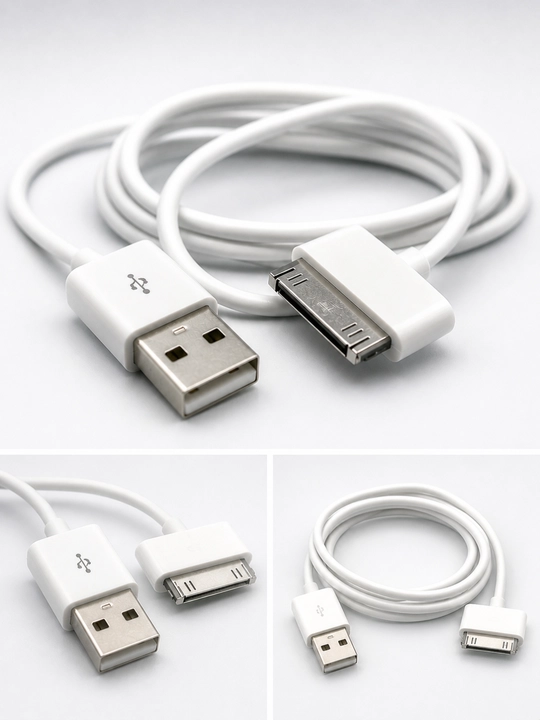 IPhone 4 uchun zaryadlash kabeli USB tez zaryad va ma’lumot uzatish