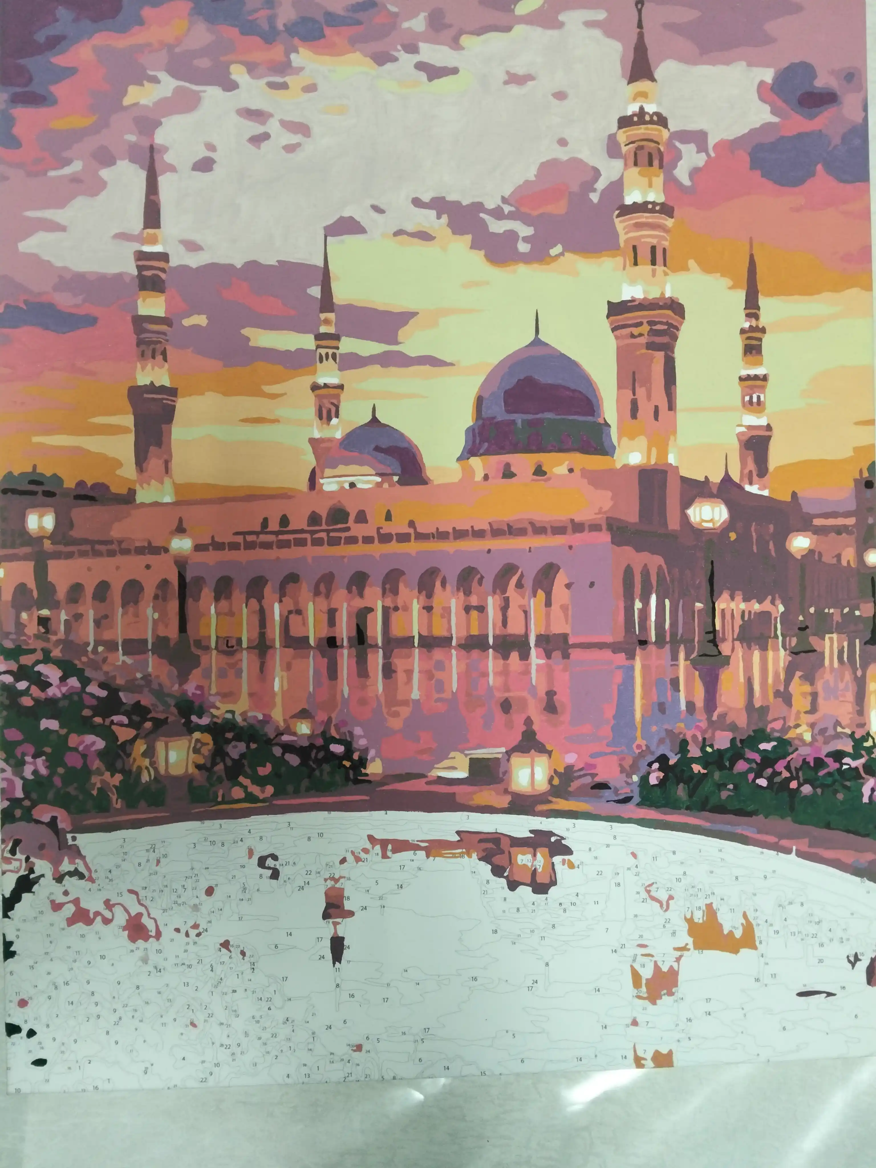 Картина, рисование по номерам ARTERY "Исламские", раскраска на холсте, 40 * 50 см