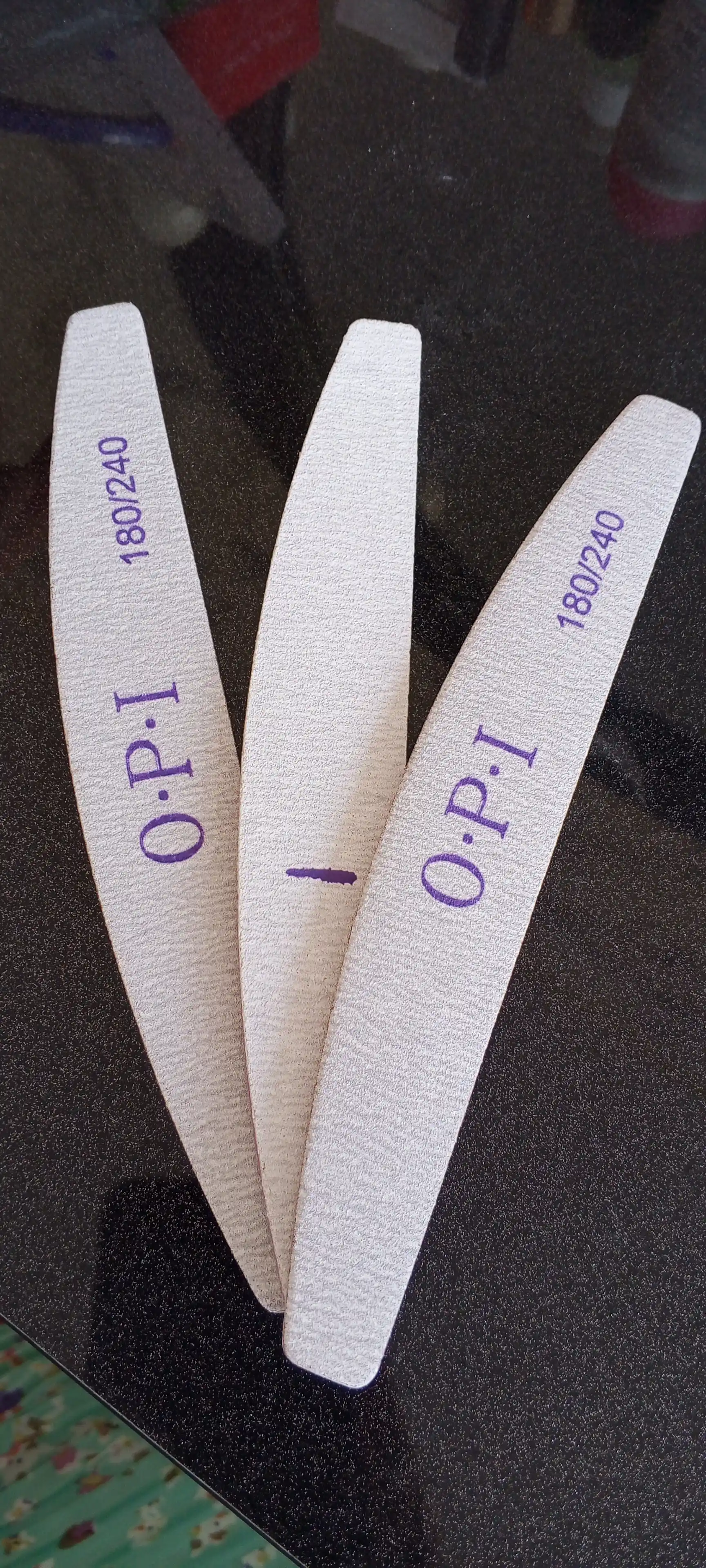 Пилка для ногтей OPI 100/180, 180/240, пилочка для маникюра и педикюра
