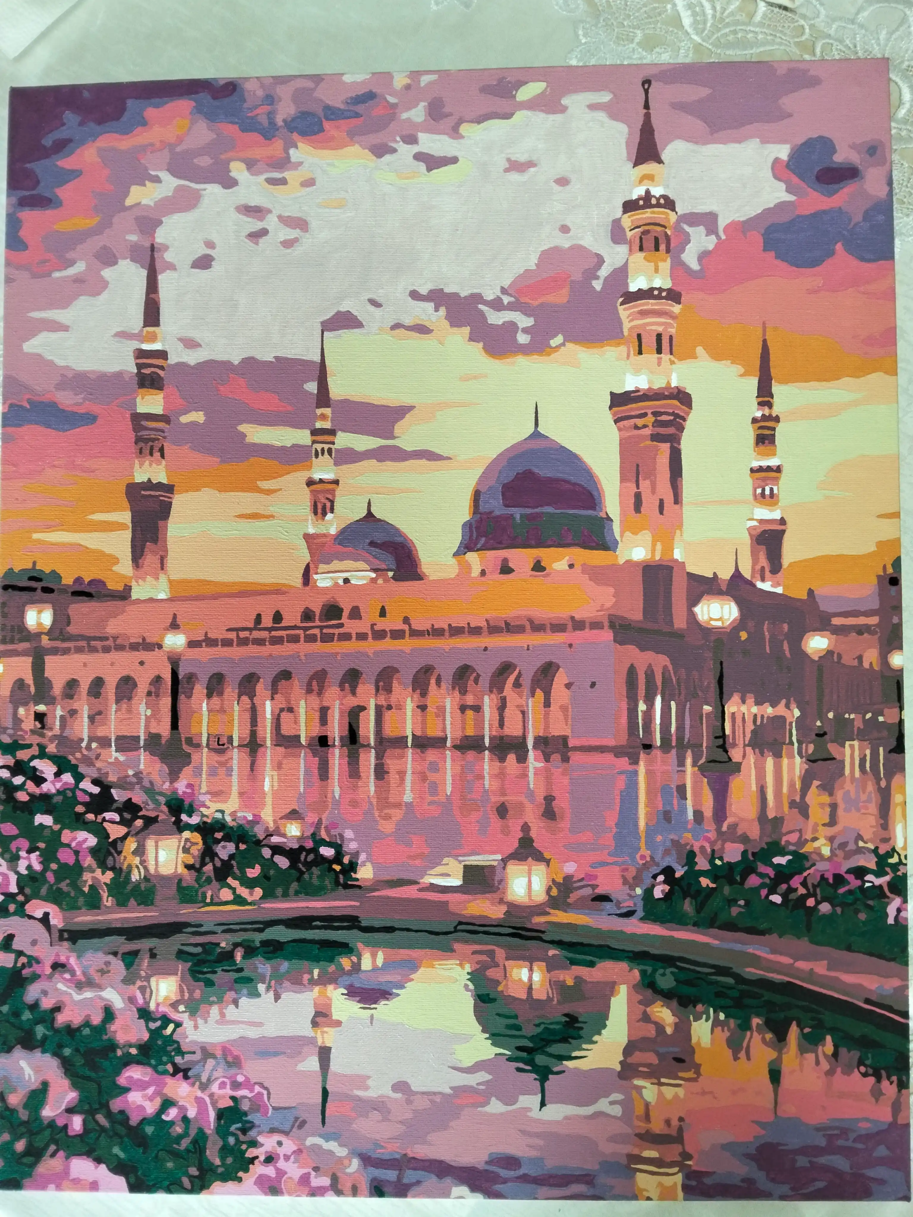 Картина, рисование по номерам ARTERY "Исламские", раскраска на холсте, 40 * 50 см