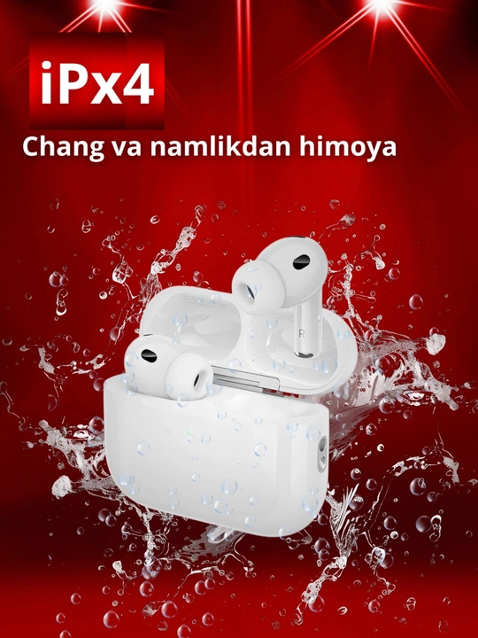 Pods Pro 3 simsiz quloqchinlari, Android va iPhone uchun Bluetooth sensorli quloqchinlar