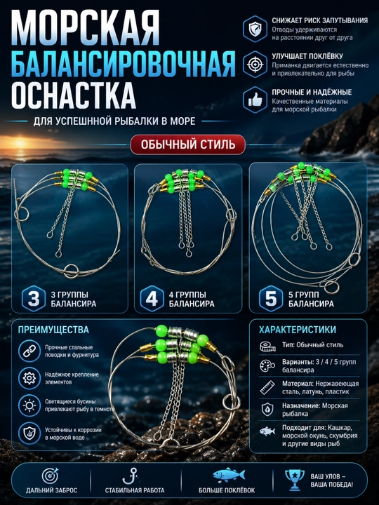 Набор оснасток для рыбалки