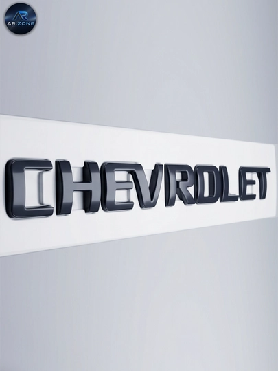 Авто наклейка черная, высокое качество Chevrolet — AR1ZONE-QXYOZUV-QXgle
