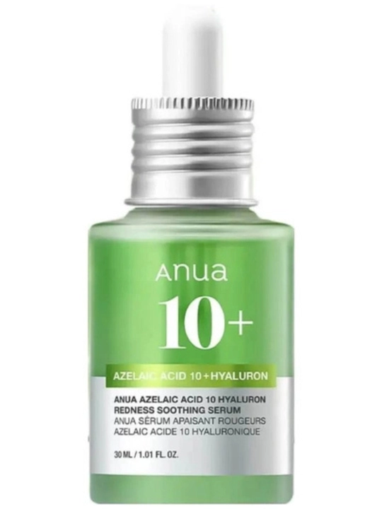 Anua Azelaic Acid 10% + Hyaluron Redness Soothing Serum — сыворотка для лица, 30 мл