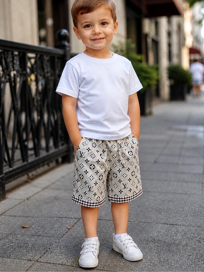 Шорты детские, для мальчика, хлопок, 9 мес-6 лет